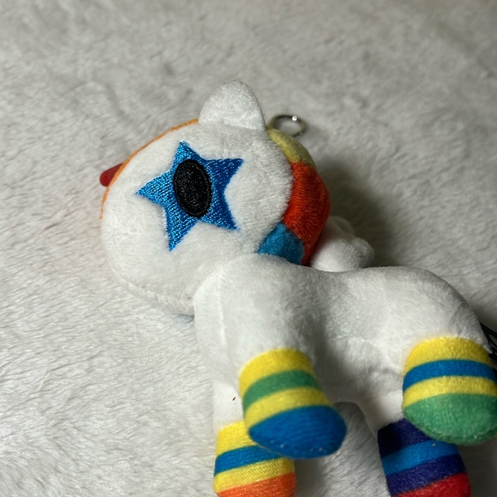 Keyring toy back pack keyring TOKIDOKI Angel unicorn star multicolored